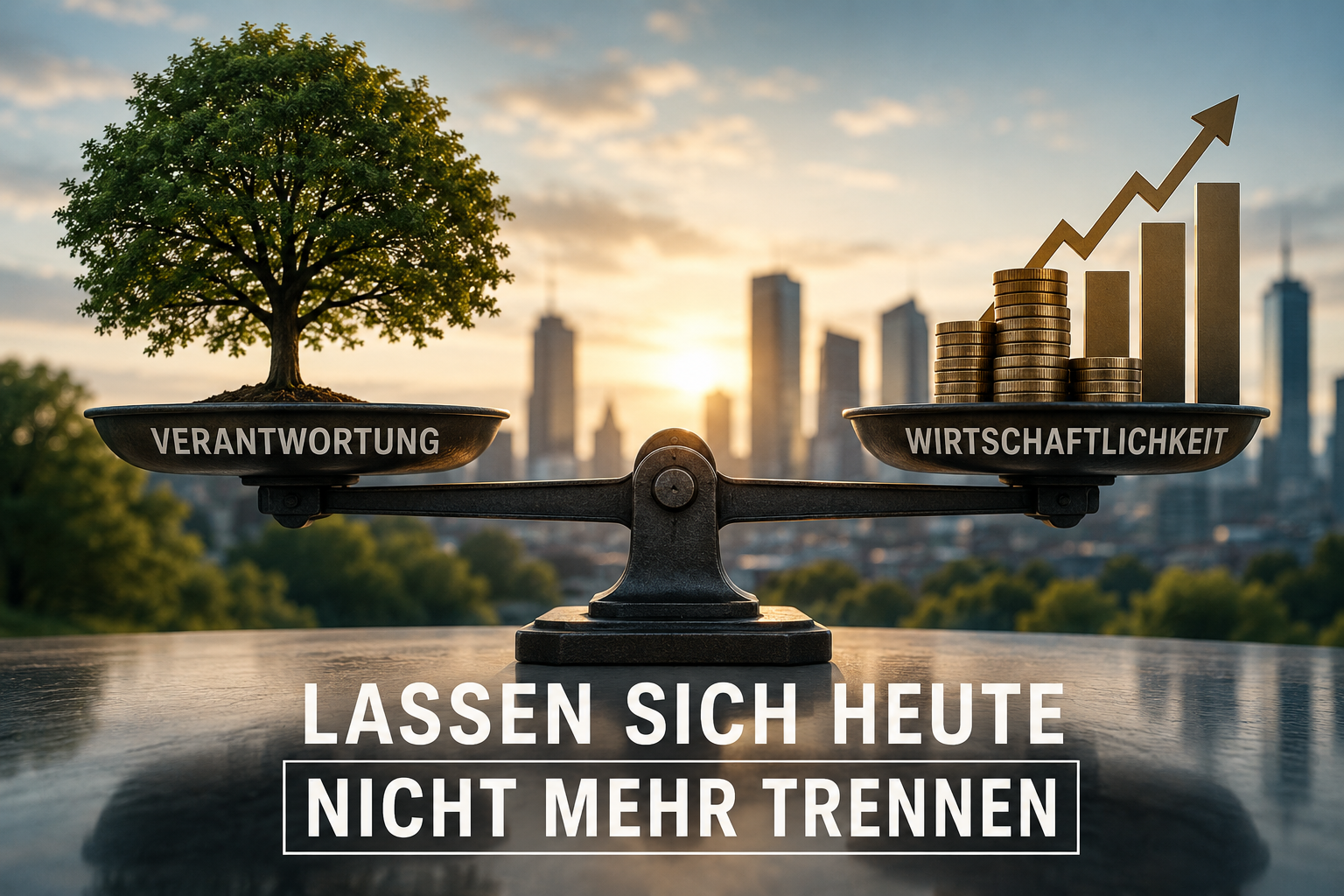 Verantwortung und Wirtschaftlichkeit lassen sich heute nicht mehr trennen
